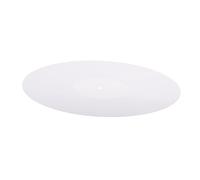 Acrylic Vinyl Record Mat White 3mm Slip Mat for Turntable | Anti-static Surface, Protective Disc Layer, One Piece for 12-inch Playback