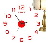 Acrylic Wall Clock Set Abstract Display Home Art Decor