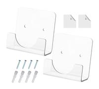 : Acrylic wall, invisible pipe retention, durable, strong support | transparent holder for the wall