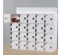 Acrylic Wall-Mounted Mobile Phone Lockers with Keys - Secure Storage Solution for Phones in Offices Schools and Public Spaces - & Stylish Design