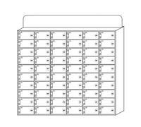 Acrylic Wall-Mounted Phone Storage Box with 4-80 Slots Multifunctional Cell Phone for Classroom Office and Home - Space-Saving Solution