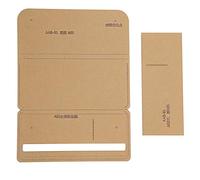 Acrylic Wallet Pattern Stencil, Transparent Wallet Template Kit for Leather Crafting, Durable Acrylic Making Stencil with Kraft Paper Protection for Long Wallet Design