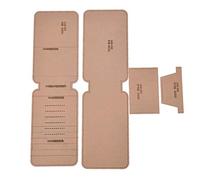 Acrylic Wallet Template Leather Craft DIY Tool Clear Acrylic Manual Mobile Phone Purse Template AAB-353 Office Supplies Office Supplies