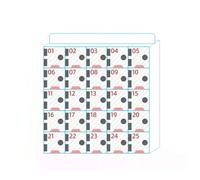 Acrylic WallMounted Cell Phone Lock Box20 Slot Clear Storage Cabinet for Office School & GymSecure Cell Phone Lockers with Large Grid Design