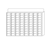 Acrylic WallMounted Cell Phone Locker Box with 80 SlotsSecure Mobile Phone Storage Cabinet for Office School Classroom and Factory Management with Key Access