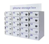 Acrylic WallMounted Cell Phone Locker Storage Cabinet for Office School & Factory60 Slots Mobile Phone Holder with Key Secure & Organized Solution for Classrooms.