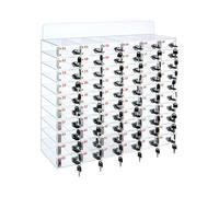 Acrylic WallMounted Phone Holder for Classroom15Compartment Transparent nizer and Stand for Devices Ideal for School Storage and Classroom Management