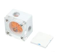 Acrylic Water Flow Meter for PC Cooling with G14 Thread, 2 or 3 Hole Versions to Provide Reliable Liquid Flow Monitoring and System Control (3-WAY)