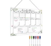 Acrylic Weekly Planning Board - Acrylic Weekly Planner, Clear Acrylic Calendar Planning Board | The Housewarming Gift