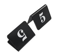 Acrylic Wtable Numbers 1-50 Number Tent Table Number Double-Sided Acrylic Stackable Aluminum Place Cards Table Numbers/Black/1 to 30