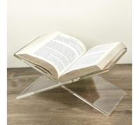Acrylic X Type Display Stand for Books and Magazines Perfect for Home Decor Solutions (small)