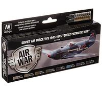 Acrylicos Vallejo "Soviet Air Force Vvs 1943-45 Great Patriotic War" Model Air Set