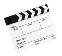 Acrylics Film Movie Directors Clapboard Dry erases the director's clapper coated board for directed film fans