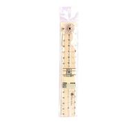 Acrylics Folding Ruler Clear Straight Ruler Math Measuring Tool for Student Teacher Drawing Measuring Length 0-30cm