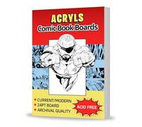 Acryls Uk Comic Book Bags - 27 x 18cm Backing Boards 27 x 17.3 cm for Comics (50 Boards)