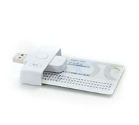 ACS ACR39U-N1 PocketMate II USB Smart Card Reader for Tachodisk National ID eID IC Contact Chip, Small Foldable (White)