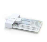 ACS ACR39U-NF PocketMate II USB Type-C Smart Card Reader for Tachodisk ID IC Contact Chip, Small Foldable (White)