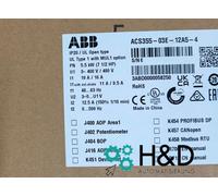 ACS355-03E-12A5-4 ABB Inverter Pn 5.5kW, I2n 12.5A IP20