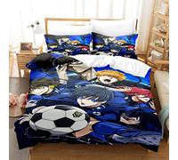 acsefire Anime Blue Lock Printed Bedding Set Duvet Cover Isagi Yoichi Soft Duvet Cover & Pillowcases 2 Piece Sets - Single(#12 135cm*200cm)