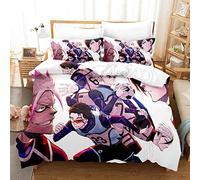 acsefire Anime Blue Lock Printed Bedding Set Duvet Cover Isagi Yoichi Soft Duvet Cover & Pillowcases 2 Piece Sets - Single(#6 135cm*200cm)