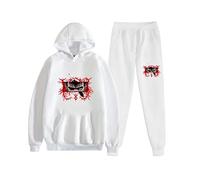 acsefire Berserk Tracksuit Set Guts Anime Print Hoodie Trousers Skull Knight Harajuku Casual Sweatshirt Jumper Sweatpants Cosplay Costume