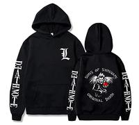 acsefire Death Note The Shinigami Hoodie Ryuk Jumper Ryuk Sweatshirt Ryuk Hoodie Casual Streetwear Death Note Pullover for Men Women Teens