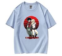 acsefire Edens Zero T-Shirts Top Shiki Granbell T-Shirts Homura Kougetsu Casual Streetwear Edens Zero Happy Pullover for Men Women Teens