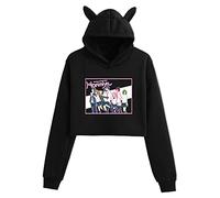 acsefire Horimiya Hori and Miyamura Hoodie Women Girl Cropped Cat Ear Hooded Hori Kyoko Miyamura Izumi Cartoon Anime Long Sleeve