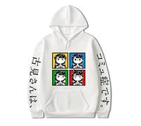 acsefire Komi Can't Communicate Sweatshirt Komi Shoko Manga Print Hoodie Tadano Hitohito Pullover Harajuku Casual Sweater Anime