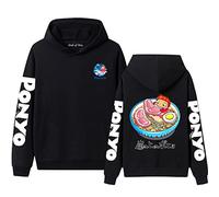 acsefire Ponyo on The Cliff Hoodie Anime Ponyo Cosplay Costumes Men's and Women's Printed Long Sleeves Pullover Hooded Sweatshirt