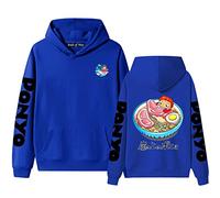 acsefire Ponyo on The Cliff Hoodie Anime Ponyo Cosplay Costumes Men's and Women's Printed Long Sleeves Pullover Hooded Sweatshirt