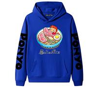 acsefire Ponyo on The Cliff Hoodie Anime Ponyo Cosplay Costumes Men's and Women's Printed Long Sleeves Pullover Hooded Sweatshirt