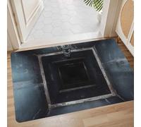 acsewater 3D Illusion Bath Mat, Optical Illusion Shower Mats for Bathroom Floor, Non-Slip Super Absorbent Quick Drying Diatomaceous Earth Bathroom Floor Mat