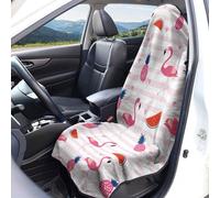 acsewater Animals Pattern Car Seat Covers Front Seats Protector Universal Fit Washable Breathable Towel Cloth Auto Interior Decoration Accessories 1Pieces/2 Pieces