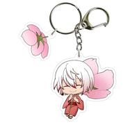 acsewater Bungo Stray Dogs Keychain Anime Keyring Pendant Cosplay Accessories Edogawa Rampo Nakajima Atsushi Anime Keyring Figure Pendant Keychains Accessories