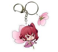 acsewater Bungo Stray Dogs Keychain Anime Keyring Pendant Cosplay Accessories Edogawa Rampo Nakajima Atsushi Anime Keyring Figure Pendant Keychains Accessories