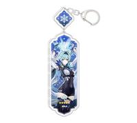acsewater Exquisite Pendant Genshin Impact Mondstadt City Diluc Eula Venti Around New Acrylic Pendant Keychain