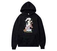 acsewater Frieren Anime Beyond Journey's End Hoodie Frieren Fern Himmel Stark Merch Graphic Pullover Sweatshirt Hoodies Black/White Gifts