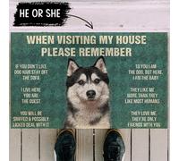 acsewater Funny When Visiting My House Please Remember Door Mats Indoor Front Door Entrance Doormat Barrier Mat