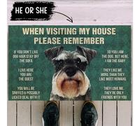 acsewater Funny When Visiting My House Please Remember Door Mats Outside Back Door Entrance Doormat Easy to Clean