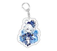 acsewater Genshin Impact Anime Furina Keychain Focalors Pendant Focalors Keychain Furina Ornament Genshin Impact Key Ring