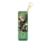 acsewater Genshin Impact Double Keychain Raiden Shogun Kamisato Ayaka Acrylic Thick Plate Pendant
