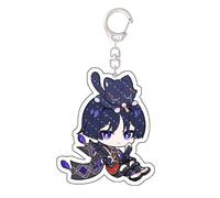 acsewater Genshin Impact Keychain Anime Printed Acrylic Riser Book Bag Hanging Keychain Anime Fan Keychain Scaramouche,Nahida Keychain...