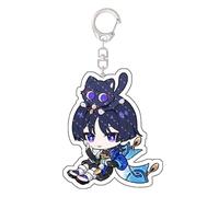 acsewater Genshin Impact Keychain Anime Printed Acrylic Riser Book Bag Hanging Keychain Anime Fan Keychain Scaramouche,Nahida Keychain...