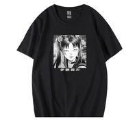 acsewater Junji Ito Anime Tomie T-Shirts Horrible Tomie Printed Casual Graphic Short Sleeve T-Shirt for Men Women