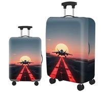 acsewater Luggage Covers for Suitcases Durable Polyester Suitcase Covers for Luggage Waterproof Dustproof for Family Travel Outdoor Journey Weekend Trip