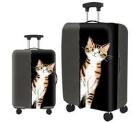 acsewater Luggage Covers for Suitcases Durable Polyester Suitcase Covers for Luggage Waterproof Dustproof for Family Travel Outdoor Journey Weekend Trip