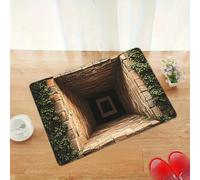 acsewater Optical Illusion Rug Crystal Velvet 3D Door Mat With Memory Foam Cushion Cool 3D Visual Effect Non-Slip Indoor Mat Perfect For Entryway Or Living Room In 40 x 60cm Size