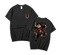 acsewater Unisex Black Clover T-Shirt Yami Sukehiro Casual Streetwear Short Sleeve Harajuku T-Shirt Black Clover Yami Sukehiro Anime Tops