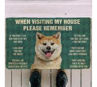 acsewater When Visiting My House Please Remember Funny Door Mats Patios Doormat Dust & Dirt Trapping Doormat Barrier Mat